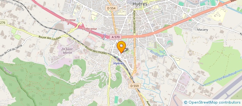 localisation de l'entreprise FRIT HYERES  HYERES