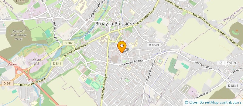 localisation de l'entreprise FRITERIE CHEZ POLO à BRUAY-LA-BUISSIERE