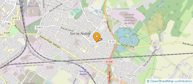 localisation de l'entreprise FRITERIE DE LA COTE à SIN-LE-NOBLE