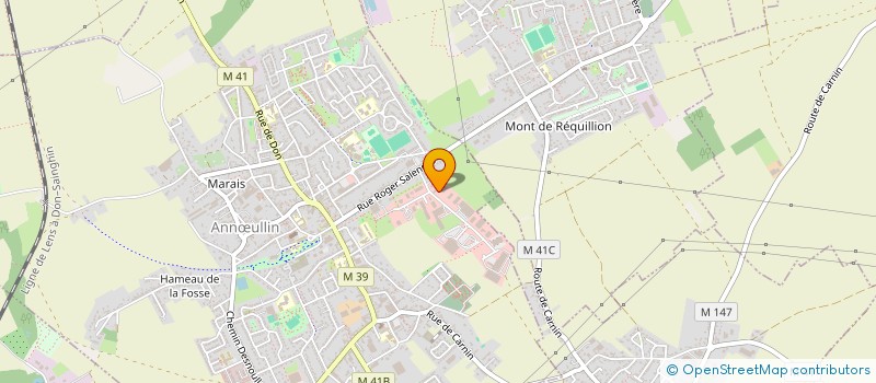 localisation de l'entreprise FRITERIE DE LA FONTINELLE  ANNULLIN