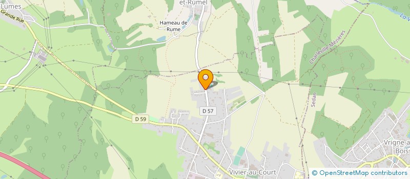 localisation de l'entreprise FRITERIE DE LA FORGE à VIVIER-AU-COURT