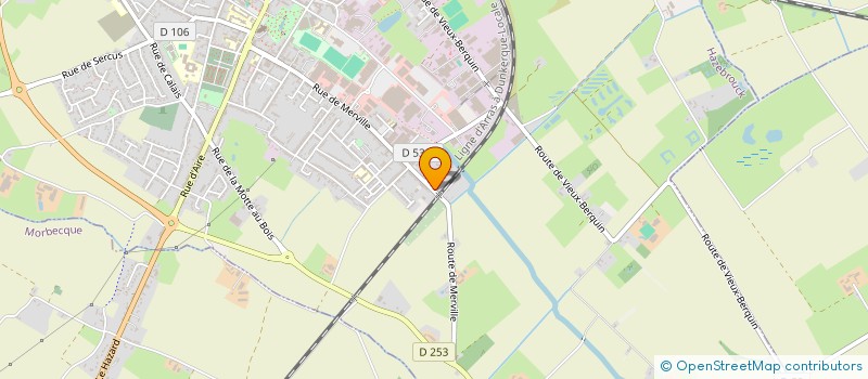 localisation de l'entreprise FRITERIE ENGELAERE à HAZEBROUCK