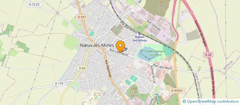 localisation de l'entreprise FRITERIE MARTINE  NUX-LES-MINES
