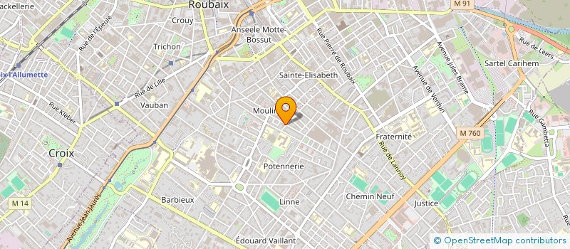 localisation de l'entreprise FRITERIE VIP  ROUBAIX