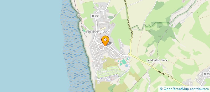 localisation de l'entreprise FRITERIE YAYA à EQUIHEN-PLAGE