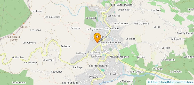 localisation de l'entreprise FRITES & CHILL  LE PLAN-DE-LA-TOUR