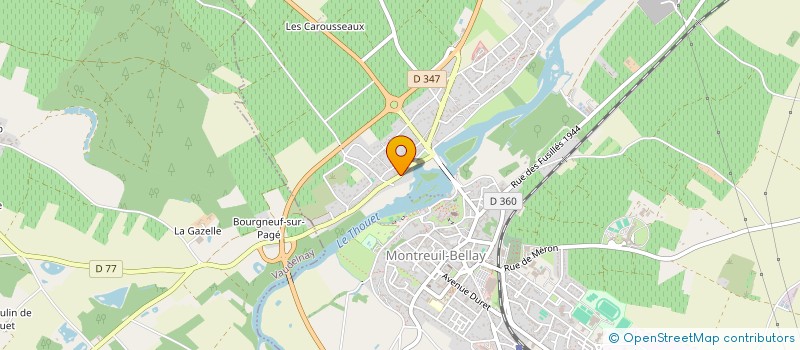 localisation de l'entreprise FRITILLAIRE INVESTISSEMENTS à MONTREUIL-BELLAY