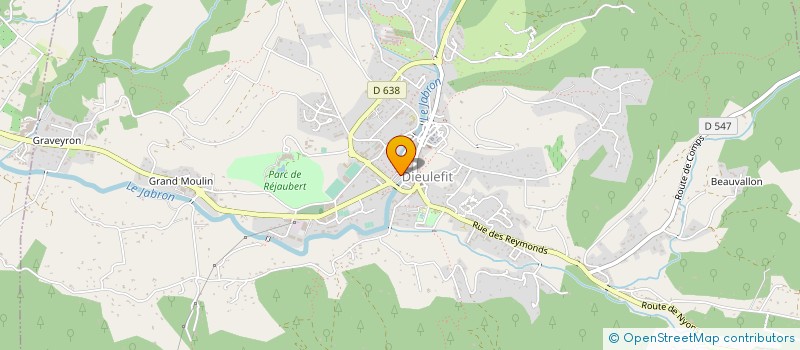 localisation de l'entreprise FRITJOF TJEBBES  DIEULEFIT