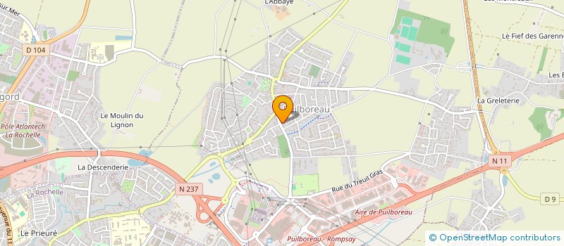 localisation de l'entreprise FRITKOT BELGE  PUILBOREAU