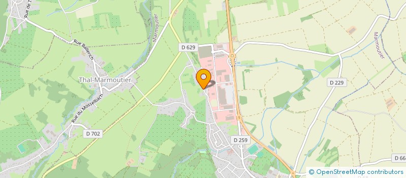 localisation de l'entreprise FRITSCH TRAVAUX DE PAVAGE à MARMOUTIER