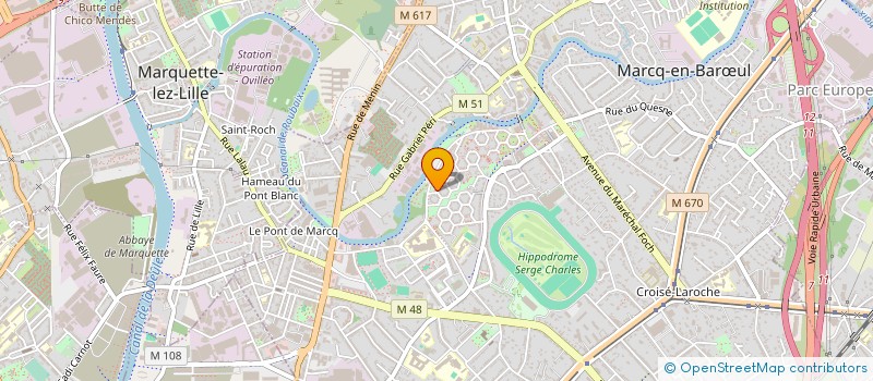 localisation de l'entreprise FRITURE BEN à MARCQ-EN-BARŒUL