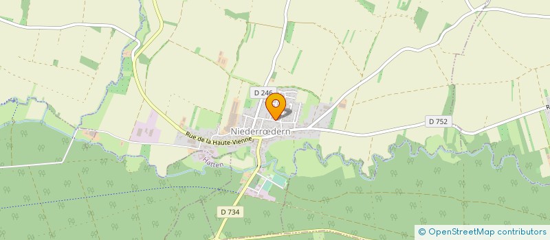 localisation de l'entreprise FRITZ ELECTRICITE SA à NIEDERRŒDERN