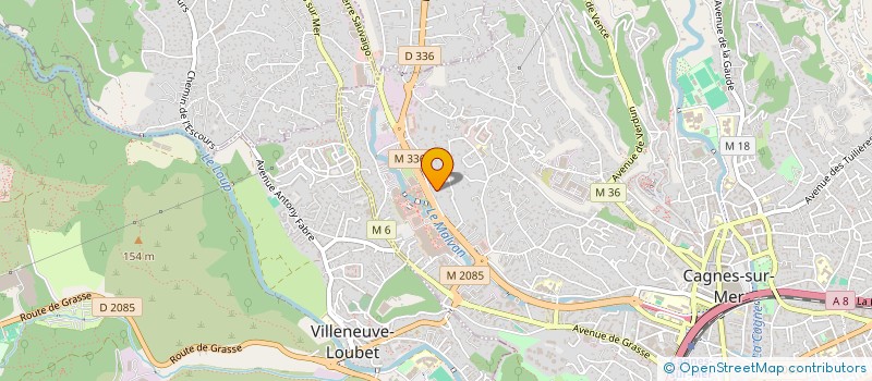localisation de l'entreprise FRIZ CLIMATISATION  CAGNES-SUR-MER