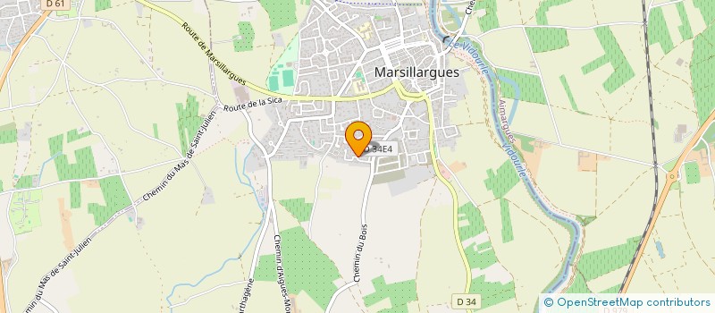 localisation de l'entreprise FRIZOLIMMO  MARSILLARGUES