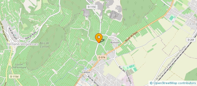 localisation de l'entreprise FRIZOT  LADOIX-SERRIGNY