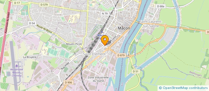 localisation de l'entreprise FRIZOT CONCEPT à MACON