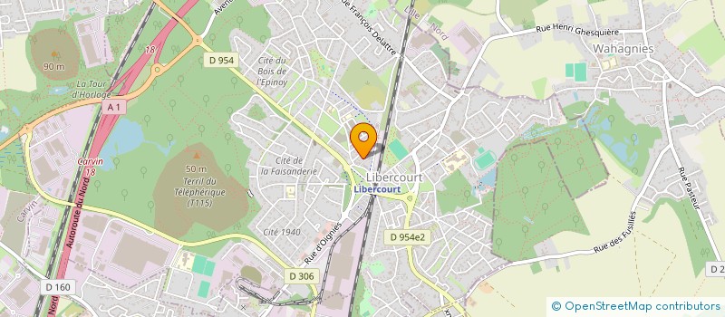 localisation de l'entreprise FRJ  LIBERCOURT