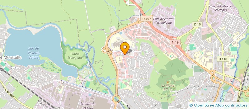 localisation de l'entreprise FRJ AUDITION  VESOUL