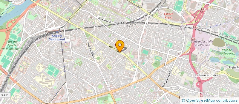 localisation de l'entreprise FRJ DEVELOPPEMENT SERVICES  LES PONTS-DE-CE