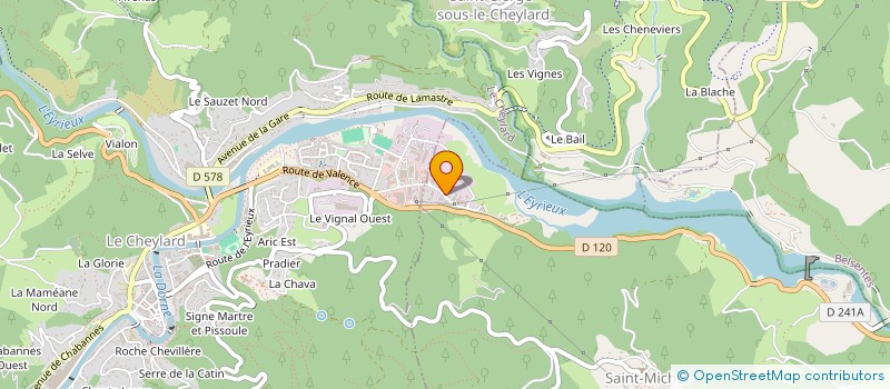 localisation de l'entreprise FRJ2C  SAINT MICHEL D'AURANCE