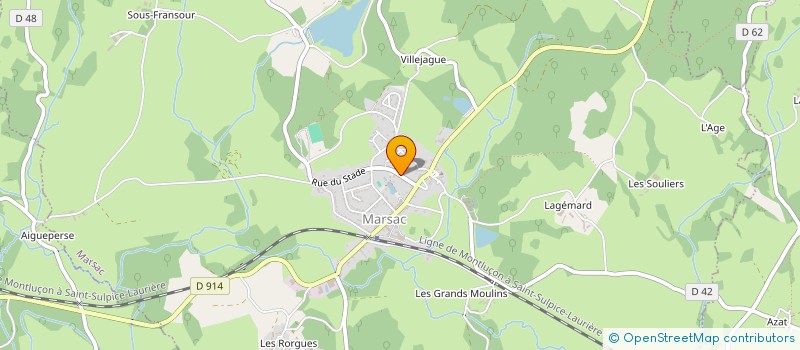 localisation de l'entreprise FRJEP  MARSAC