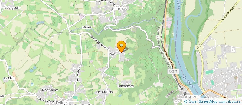 localisation de l'entreprise FRJEP RURAL JEUNES EDUC POPUL à CHARNAS