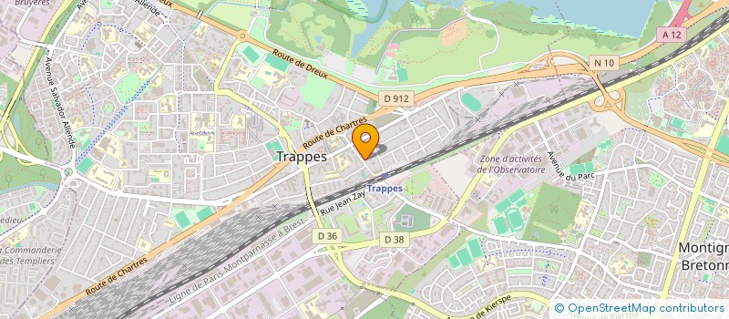 localisation de l'entreprise FRK PATRIMOINE à TRAPPES