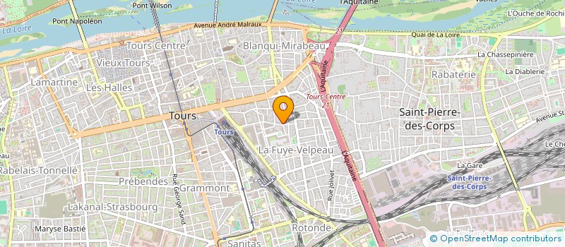 localisation de l'entreprise FRKL  TOURS
