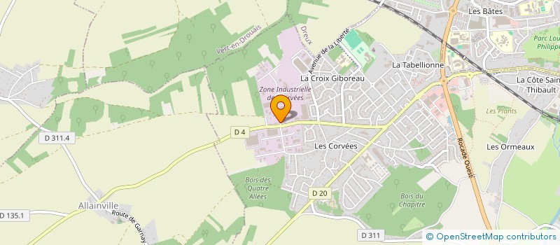 localisation de l'entreprise FRL à VERNOUILLET