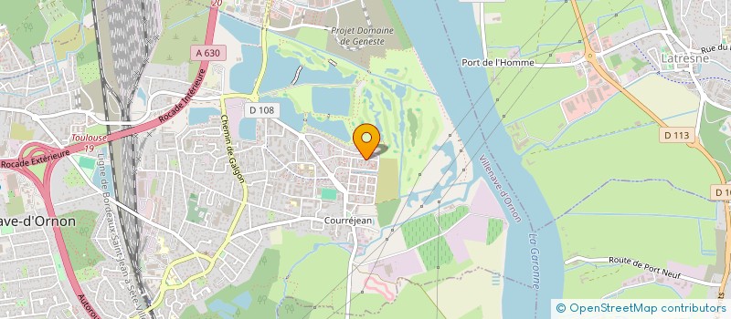 localisation de l'entreprise FRL RECRUTEMENT  VILLENAVE-D'ORNON