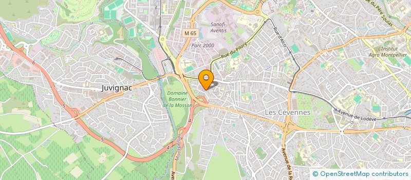 localisation de l'entreprise FRLOC à MONTPELLIER