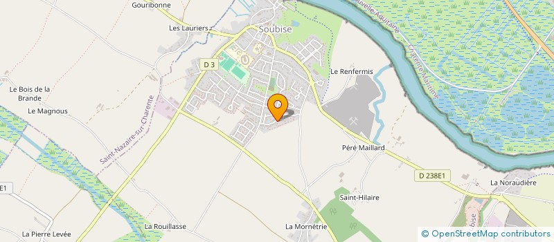 localisation de l'entreprise FRM 17  SOUBISE