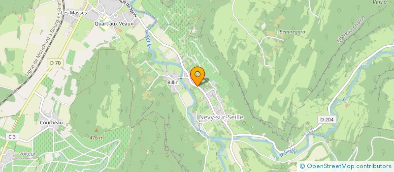 localisation de l'entreprise FRM  NEVY-SUR-SEILLE