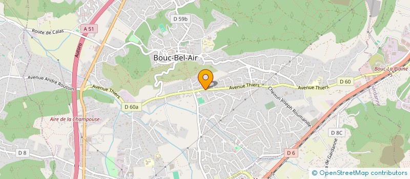 localisation de l'entreprise FRM IMMOBILIER THIERS à BOUC-BEL-AIR