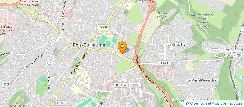 localisation de l'entreprise FRM INVEST à BOIS-GUILLAUME