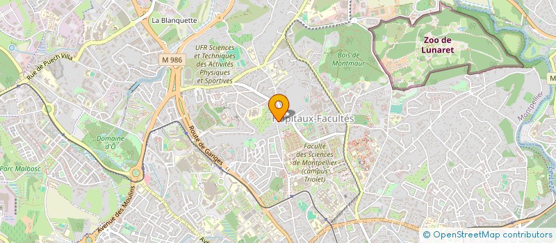 localisation de l'entreprise FRMP à MONTPELLIER