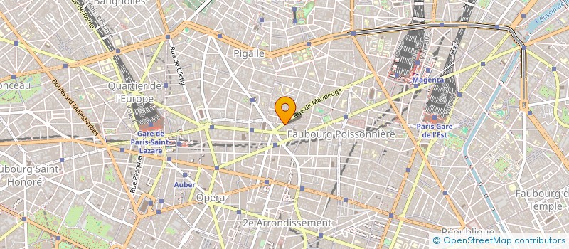 localisation de l'entreprise FRO.  PARIS