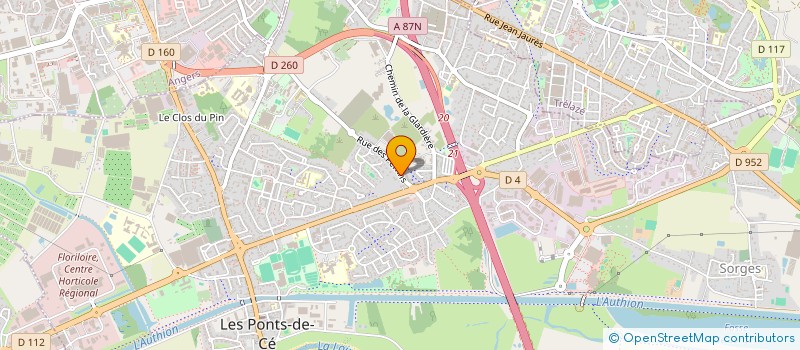 localisation de l'entreprise FRO7FAMILY  LES PONTS-DE-CE