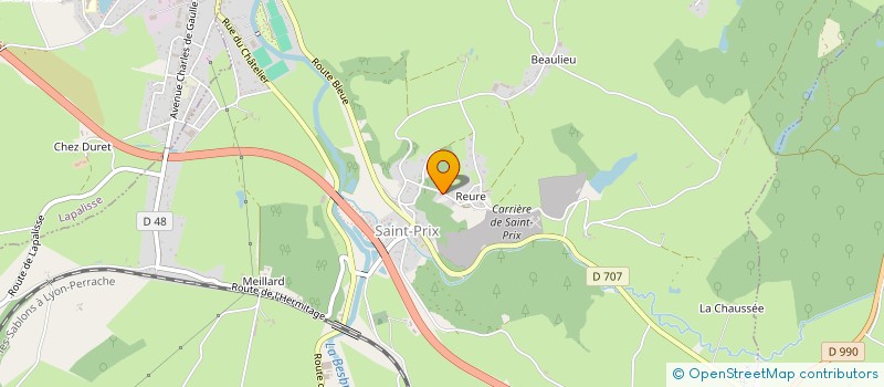 localisation de l'entreprise FROBERT - TRAVAUX PUBLICS à SAINT-PRIX