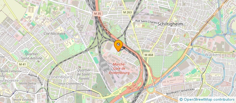 localisation de l'entreprise FROBEUREST LA CREMIERE à STRASBOURG