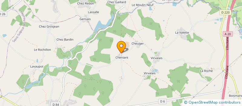 localisation de l'entreprise FROCED  SAINT-SULPICE-LES-FEUILLES