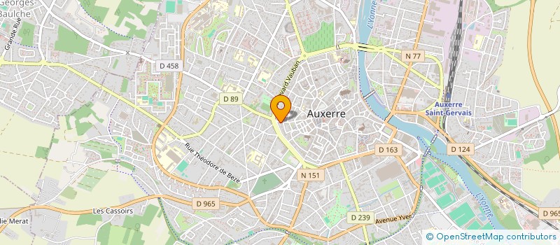 localisation de l'entreprise FROCHOT PASCAULT à AUXERRE