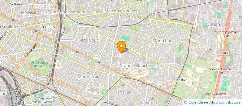 localisation de l'entreprise FRODIS  LYON