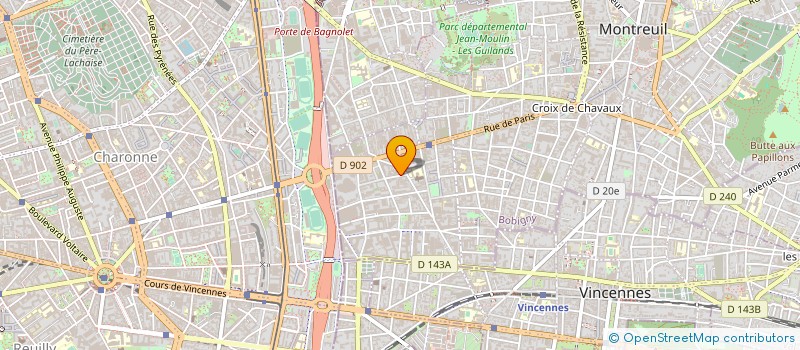localisation de l'entreprise FROG PLANETE à MONTREUIL