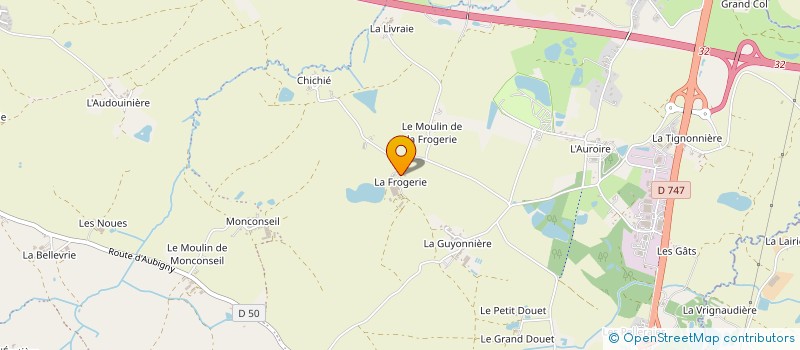 localisation de l'entreprise FROG-VE COMPOST à AUBIGNY-LES CLOUZEAUX