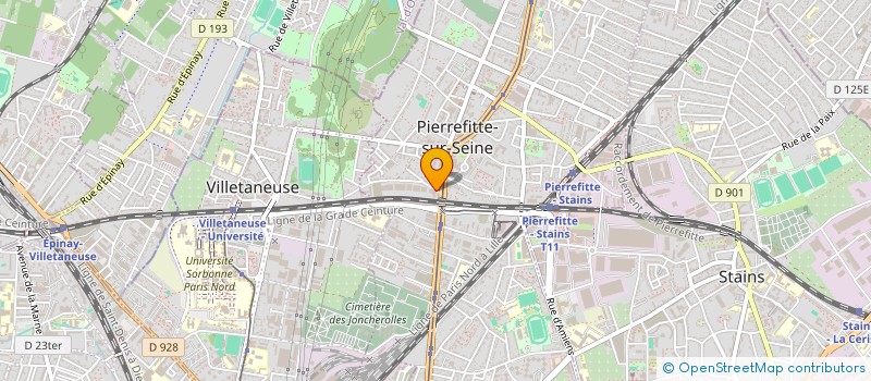 localisation de l'entreprise FROGBEER à PIERREFITTE-SUR-SEINE