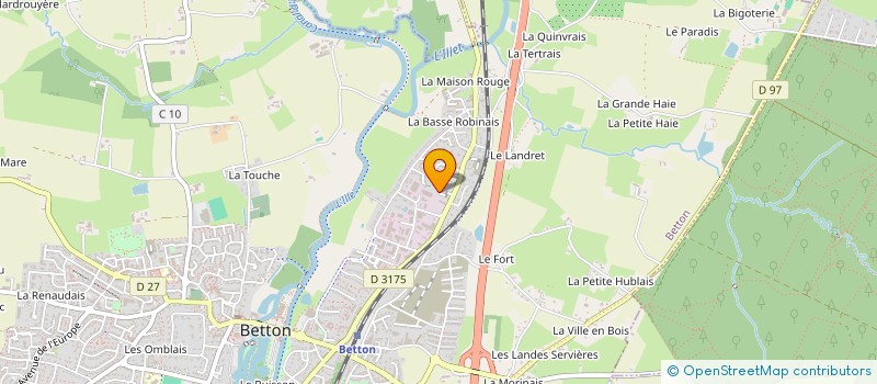 localisation de l'entreprise FROGE HATTERIE  BETTON