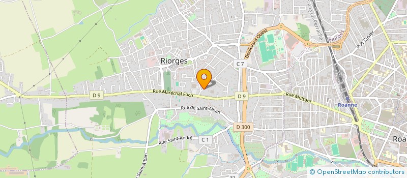 localisation de l'entreprise FROGEPA à RIORGES