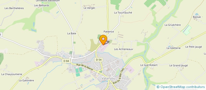 localisation de l'entreprise FROGER COUVERTURE à CHEMILLE-EN-ANJOU