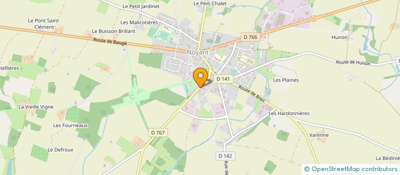localisation de l'entreprise FROGER- MORIN-PAYE à NOYANT-VILLAGES